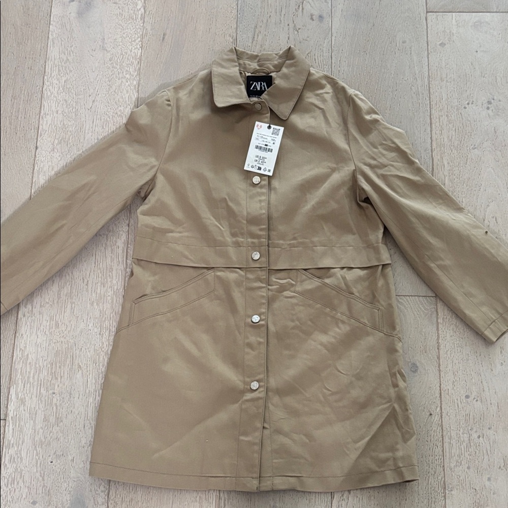 Zara Women's Beige Trench Coat